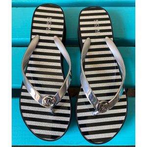 Michael Kors Wedge Flip Flops